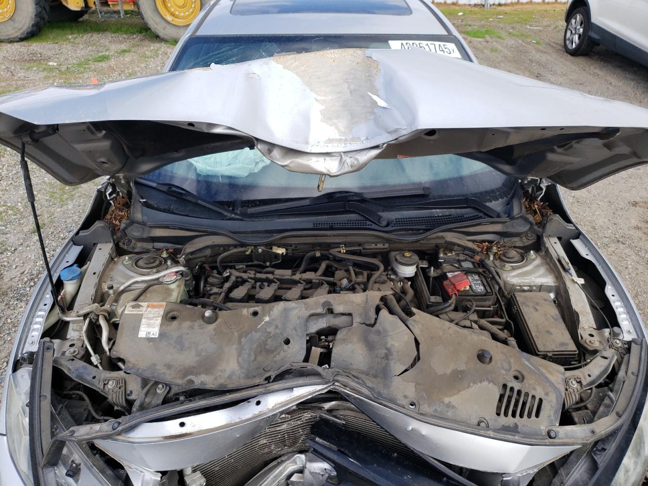 2018 Honda Civic VIN SHHFK7H59JU405515 Copart auction photo, front end / rear end damage thumbnail 11