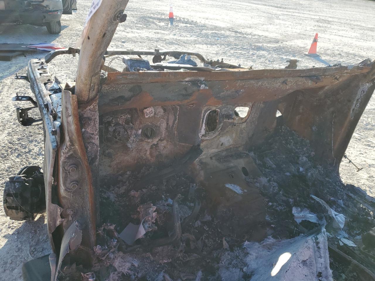 2021 Jeep Gladiator VIN 1C6HJTAGXML532574 Copart auction photo, burn damage thumbnail 9