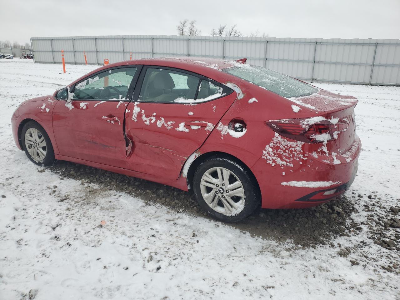2019 Hyundai Elantra VIN 5NPD84LF9KH469398 Copart auction photo, side damage thumbnail 2