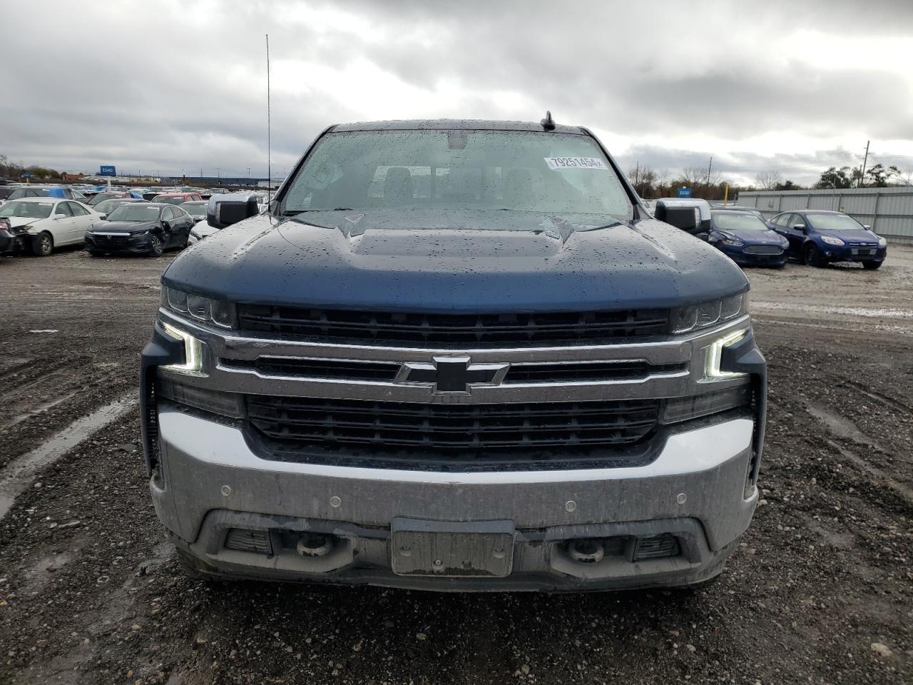 2021 Chevrolet Silverado VIN 3GCUYDEDXMG134125 Copart auction photo, side damage thumbnail 5
