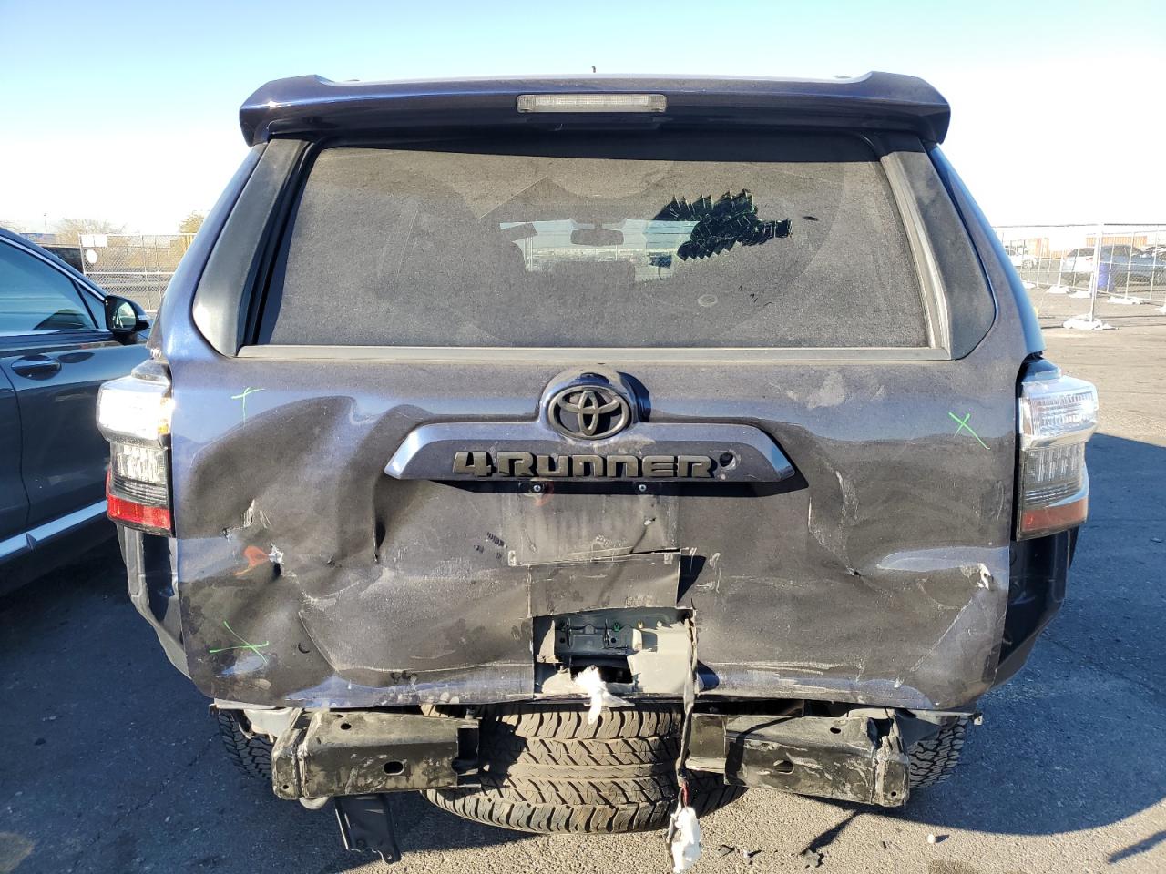 2016 Toyota 4Runner VIN JTEZU5JR3G5121121 Copart auction photo, rear end damage thumbnail 6