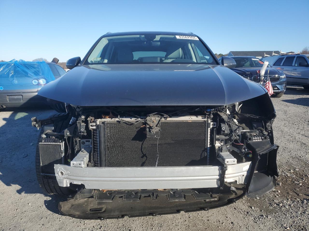 2019 Audi Q7 VIN WA1LAAF7XKD035705 Copart auction photo, front end damage thumbnail 5