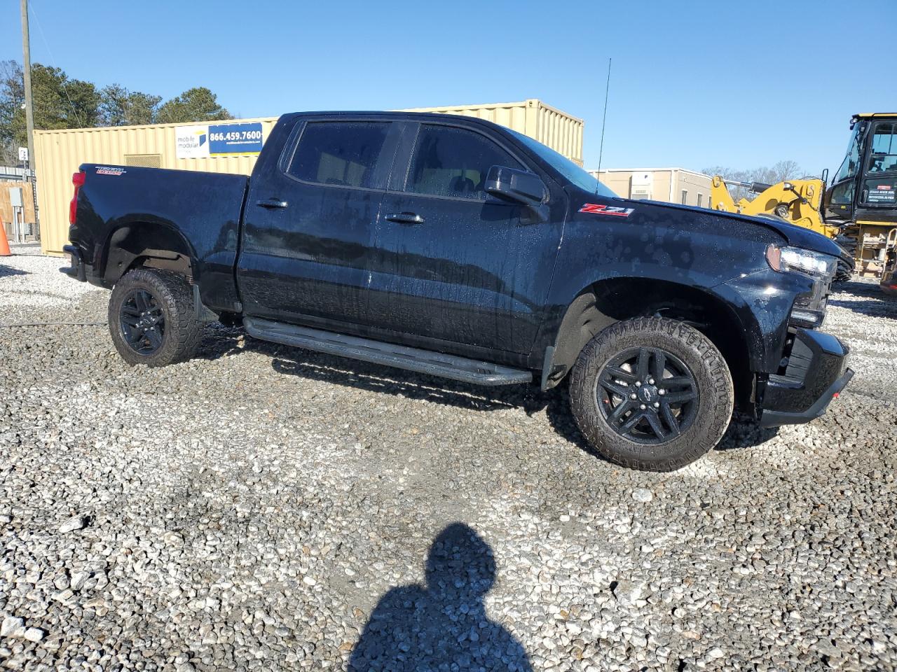 2021 Chevrolet Silverado VIN 3GCPYFEDXMG361310 Copart auction photo, side / front end damage thumbnail 4