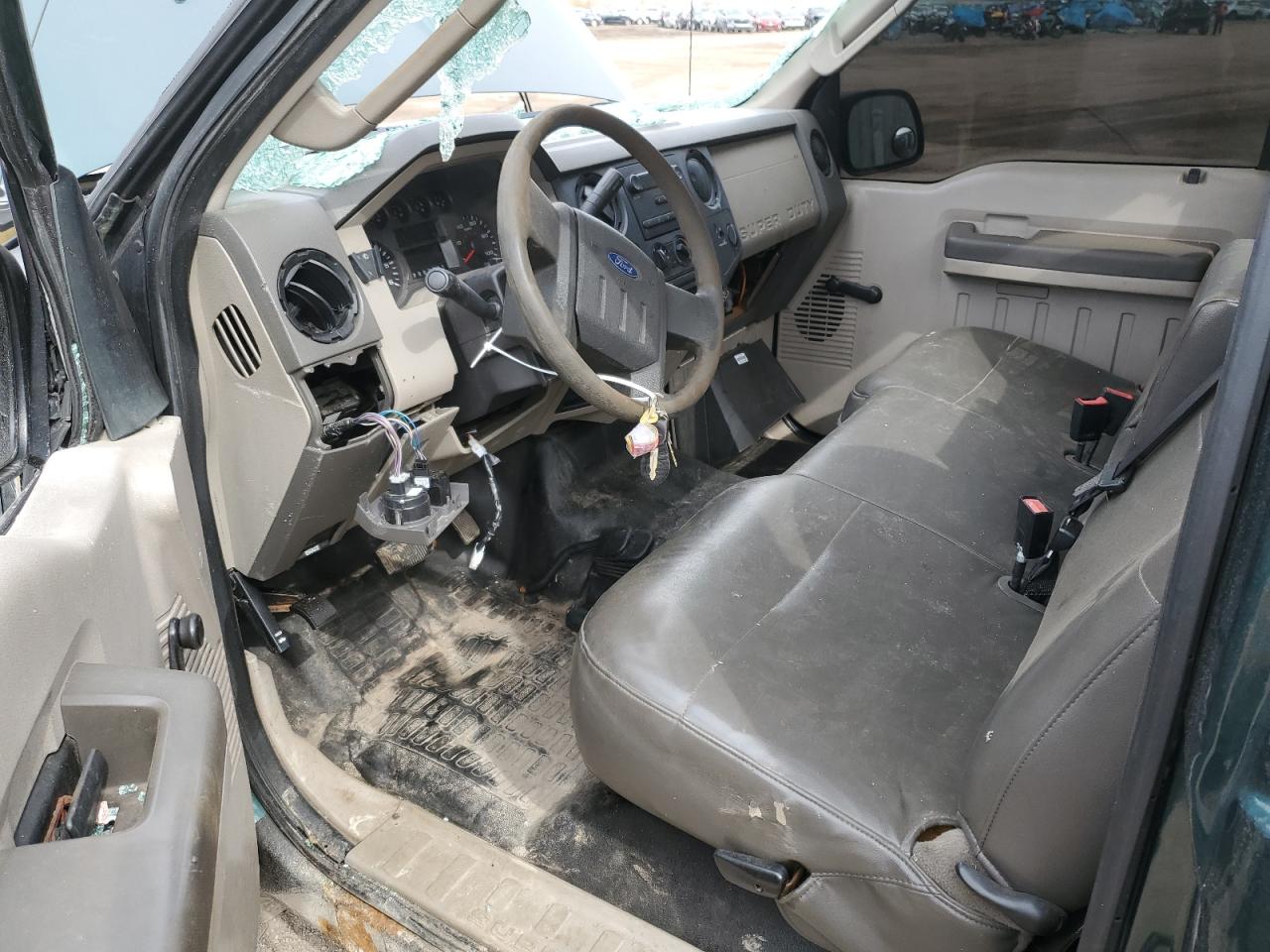2009 Ford F250 VIN 1FTNF21549EA63743 Copart auction photo, rollover damage thumbnail 8