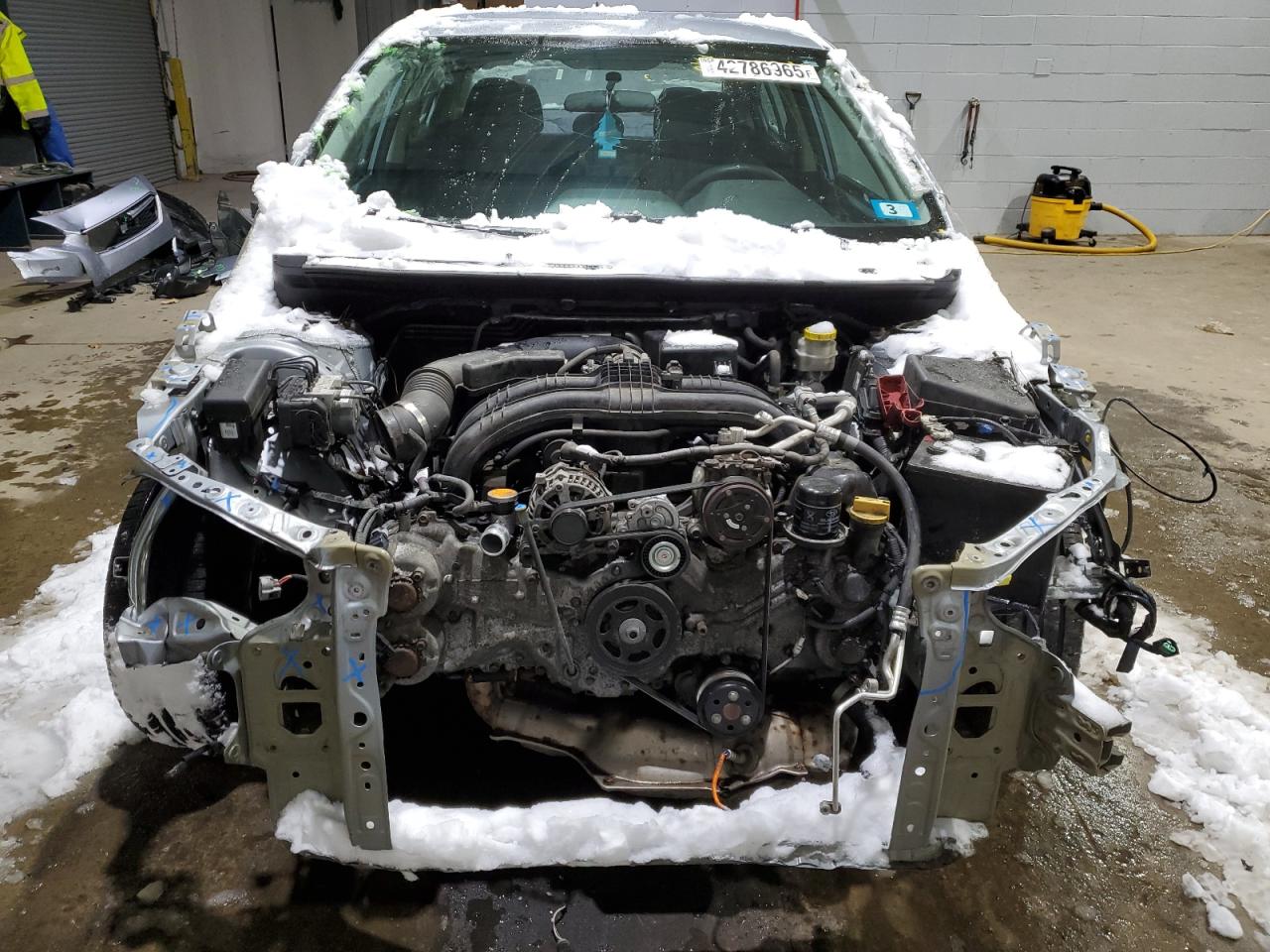 2017 Subaru Impreza VIN 4S3GKAA69H3605808 Copart auction photo, front end damage thumbnail 5