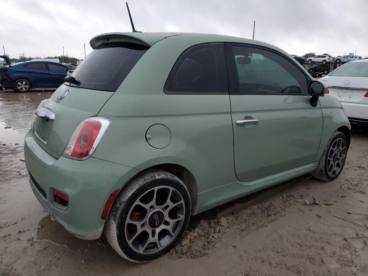 2012 Fiat 500 VIN 3C3CFFBR9CT110342 Copart auction photo, front end / minor dent/scratches damage thumbnail 3