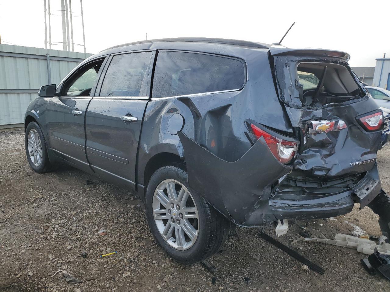 2013 Chevrolet Traverse VIN 1GNKRGKD5DJ105731 Copart auction photo, rear end damage thumbnail 2