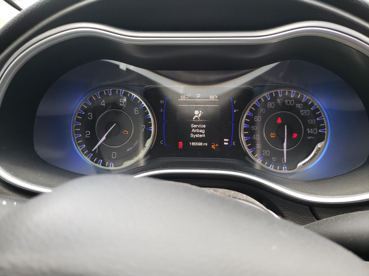 2015 Chrysler 200 VIN 1C3CCCAB0FN713261 Copart auction photo, side damage thumbnail 9