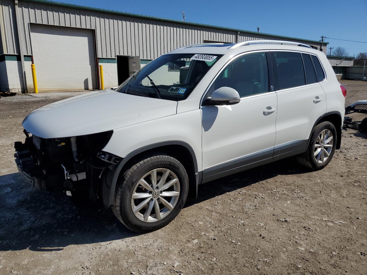 2017 Volkswagen Tiguan VIN WVGSV7AX4HK004207