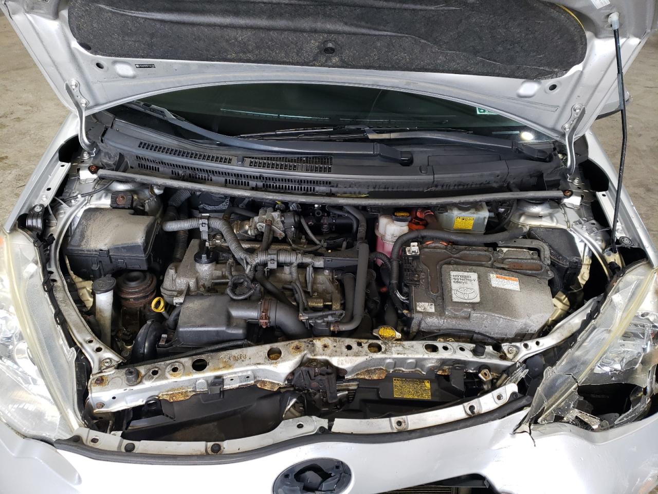 2014 Toyota Prius VIN JTDKDTB35E1561785 Copart auction photo, front end damage thumbnail 14