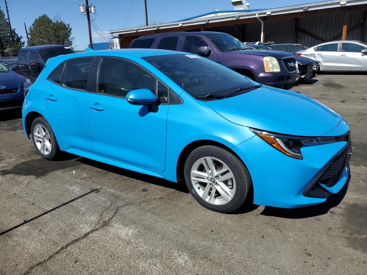 2019 Toyota Corolla VIN JTNK4RBE1K3025643 Copart auction photo, side damage thumbnail 4