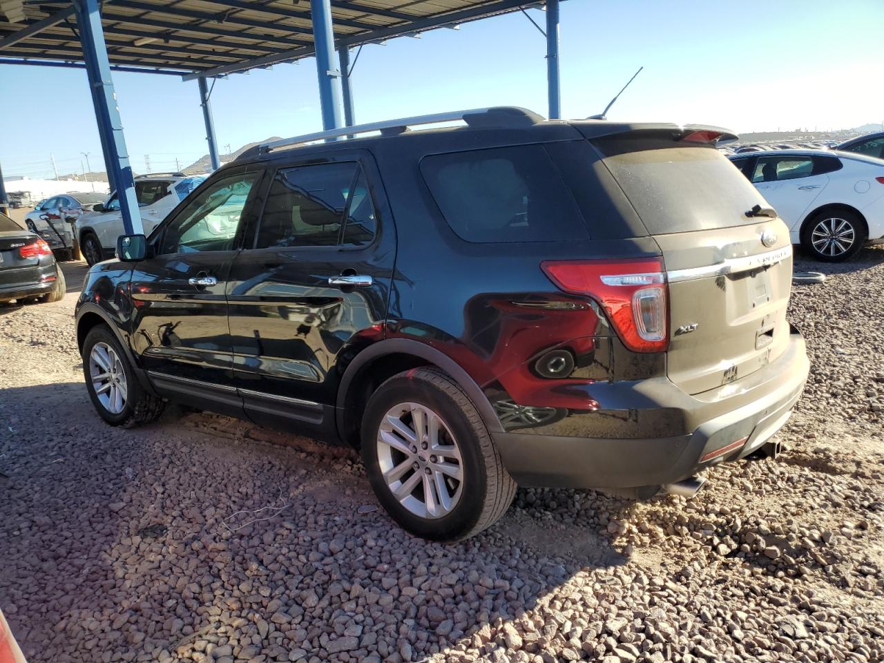 2015 Ford Explorer VIN 1FM5K7D88FGA34613 Copart auction photo, side damage thumbnail 2