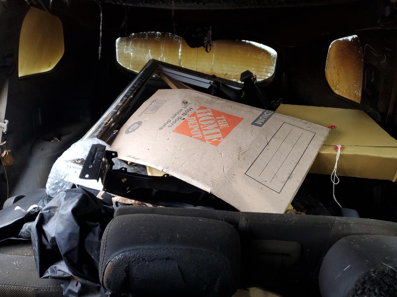 2019 Nissan Pathfinder VIN 5N1DR2MMXKC642254 Copart auction photo, burn damage thumbnail 10
