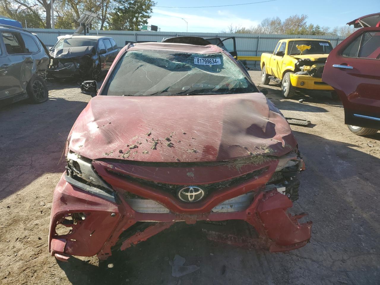 2021 Toyota Camry VIN 4T1G11AK9MU467994 Copart auction photo, rollover damage thumbnail 5