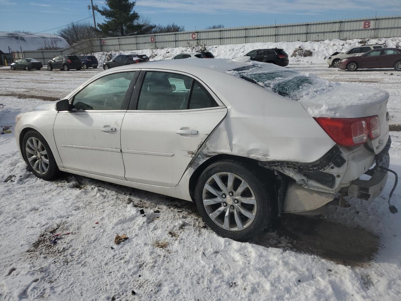 2016 Chevrolet Malibu VIN 1G11C5SA5GF132797 Copart auction photo, rear end / side damage thumbnail 2
