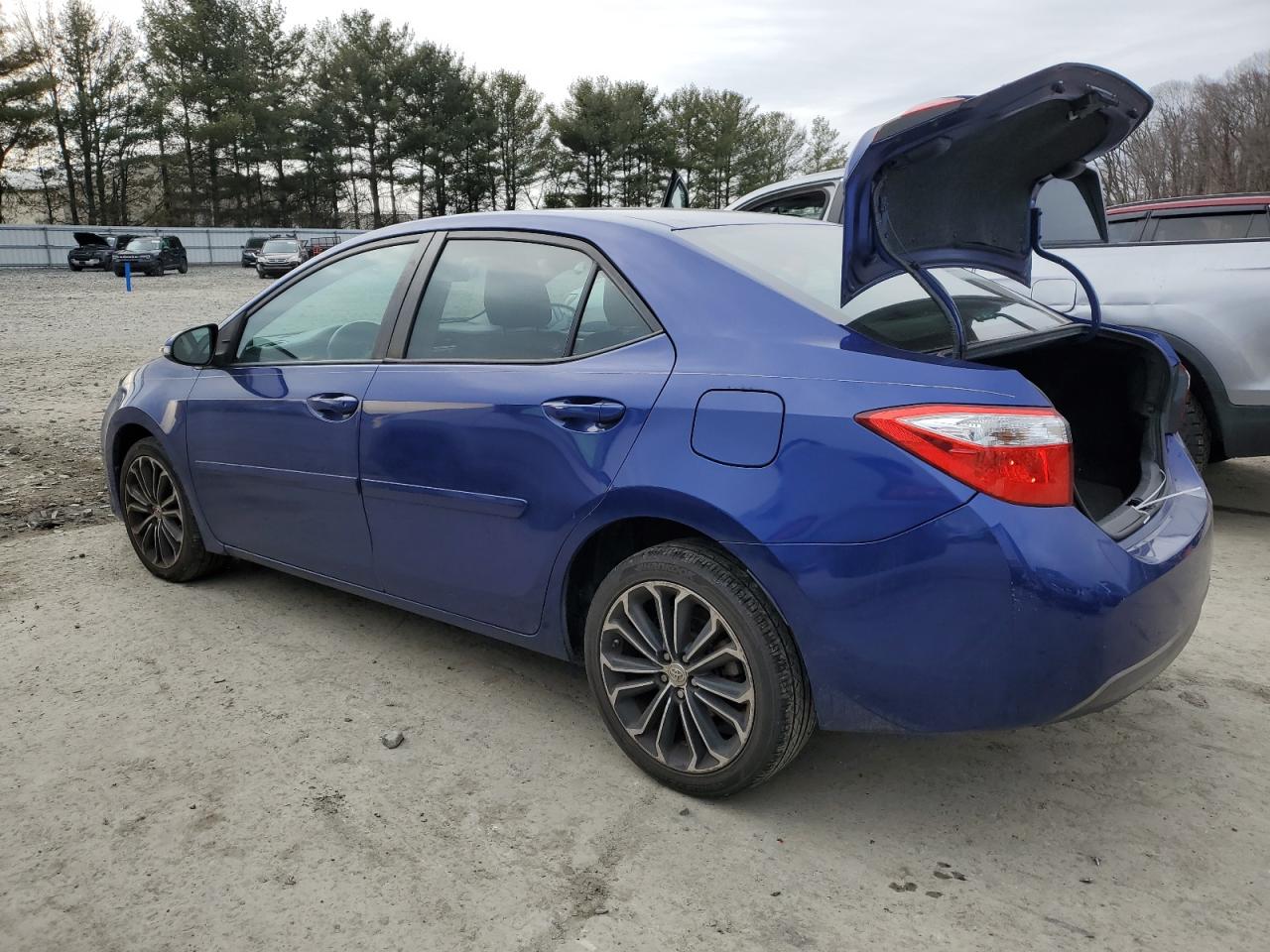 2015 Toyota Corolla VIN 2T1BURHE5FC302478 Copart auction photo, rear end damage thumbnail 2