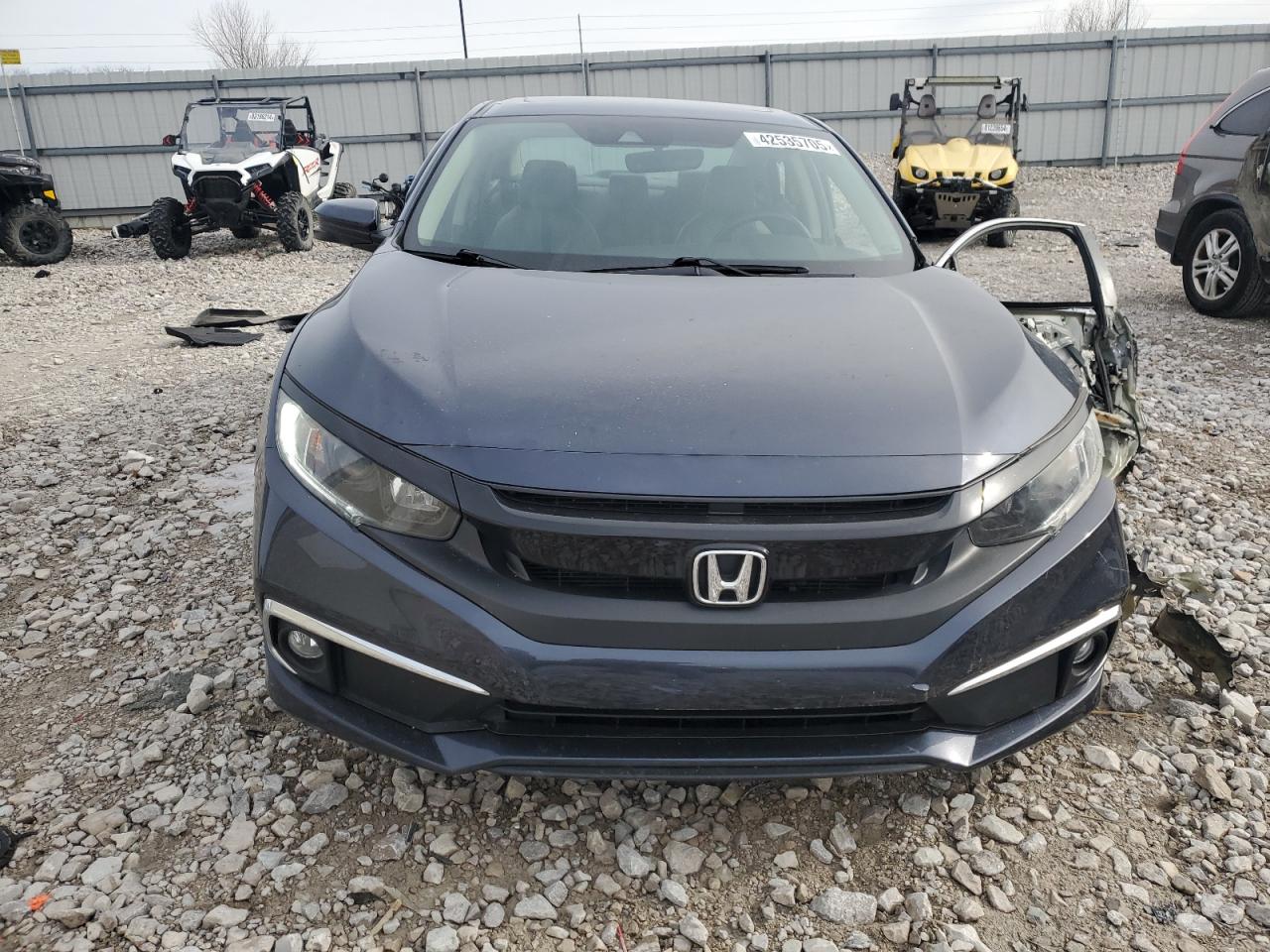 2019 Honda Civic VIN 2HGFC1F76KH650902 Copart auction photo, all over damage thumbnail 5