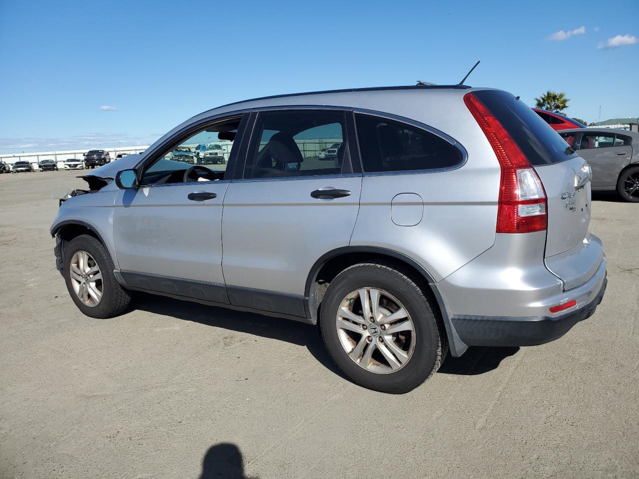 2010 Honda CR-V VIN 3CZRE4H52AG706636 Copart auction photo, front end damage thumbnail 2