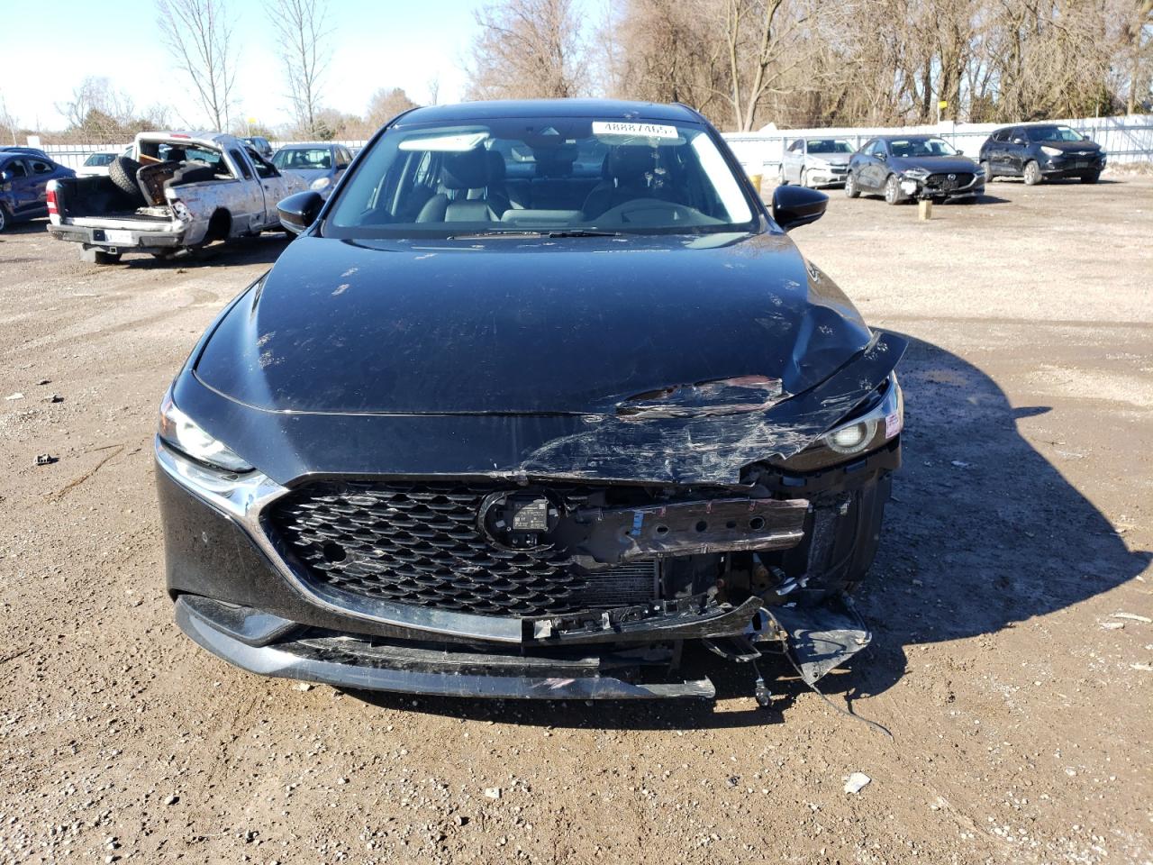 2021 Mazda 3 VIN 3MZBPADL1MM203008 Copart auction photo, front end damage thumbnail 5