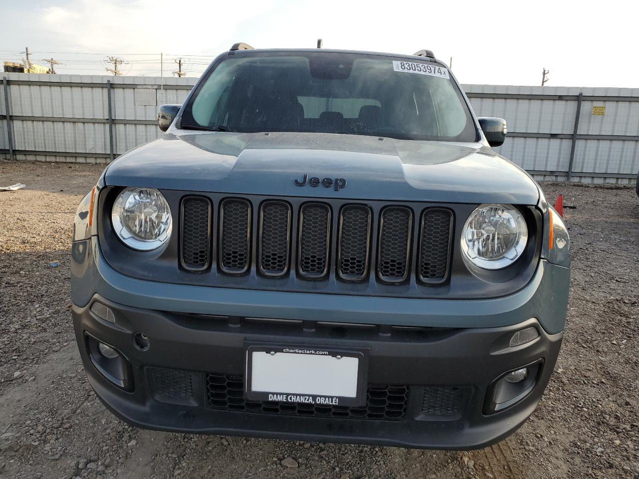 2017 Jeep Renegade VIN ZACCJABB9HPG28367 Copart auction photo, rear end / minor dent/scratches damage thumbnail 5