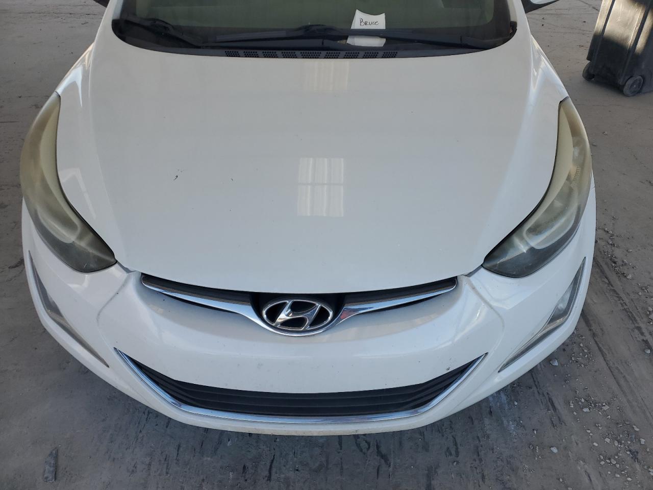 2016 Hyundai Elantra VIN 5NPDH4AE2GH711367 Copart auction photo, rear end / side damage thumbnail 11