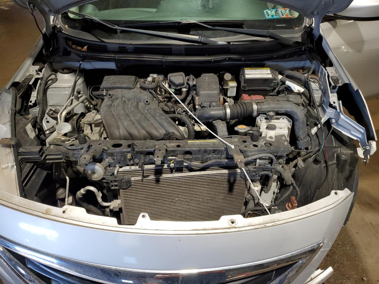 2017 Nissan Versa VIN 3N1CN7APXHK450460 Copart auction photo, front end / rear end damage thumbnail 11
