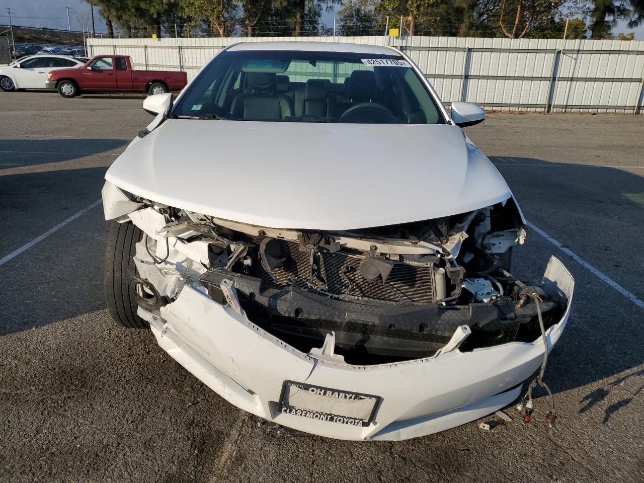 2014 Toyota Camry VIN 4T1BF1FK7EU837619 Copart auction photo, front end damage thumbnail 5