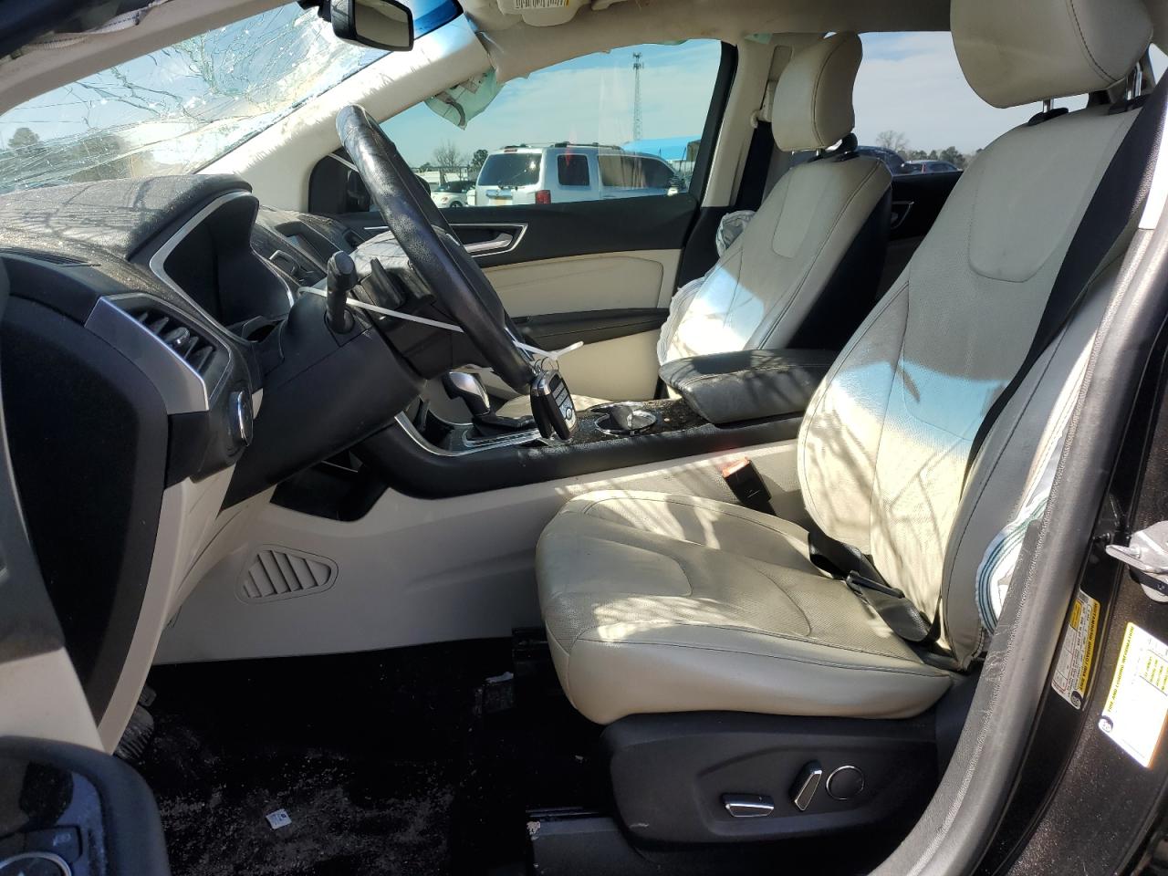 2017 Ford Edge VIN 2FMPK3K96HBB29355 Copart auction photo, front end / rear end damage thumbnail 7