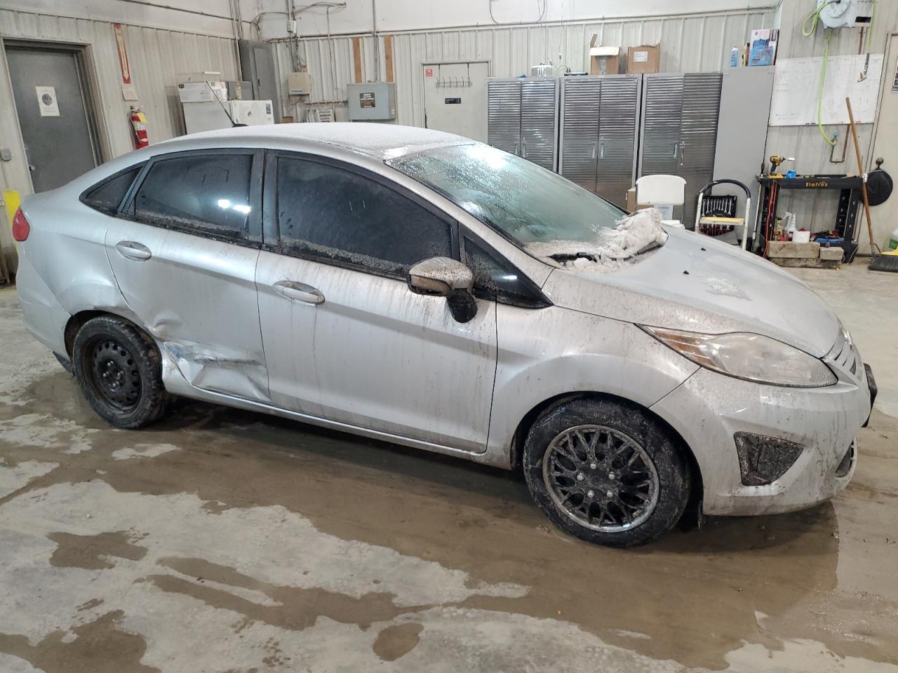 2013 Ford Fiesta VIN 3FADP4BJ1DM181855 Copart auction photo, side damage thumbnail 4