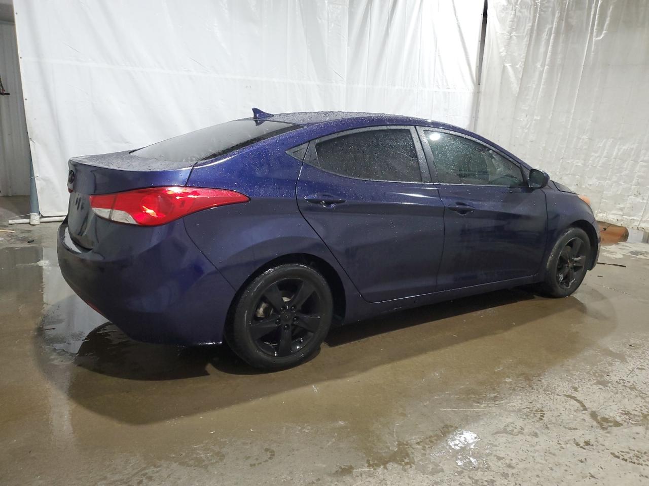 2011 Hyundai Elantra VIN 5NPDH4AE4BH005381 Copart auction photo, rear end / undercarriage damage thumbnail 3