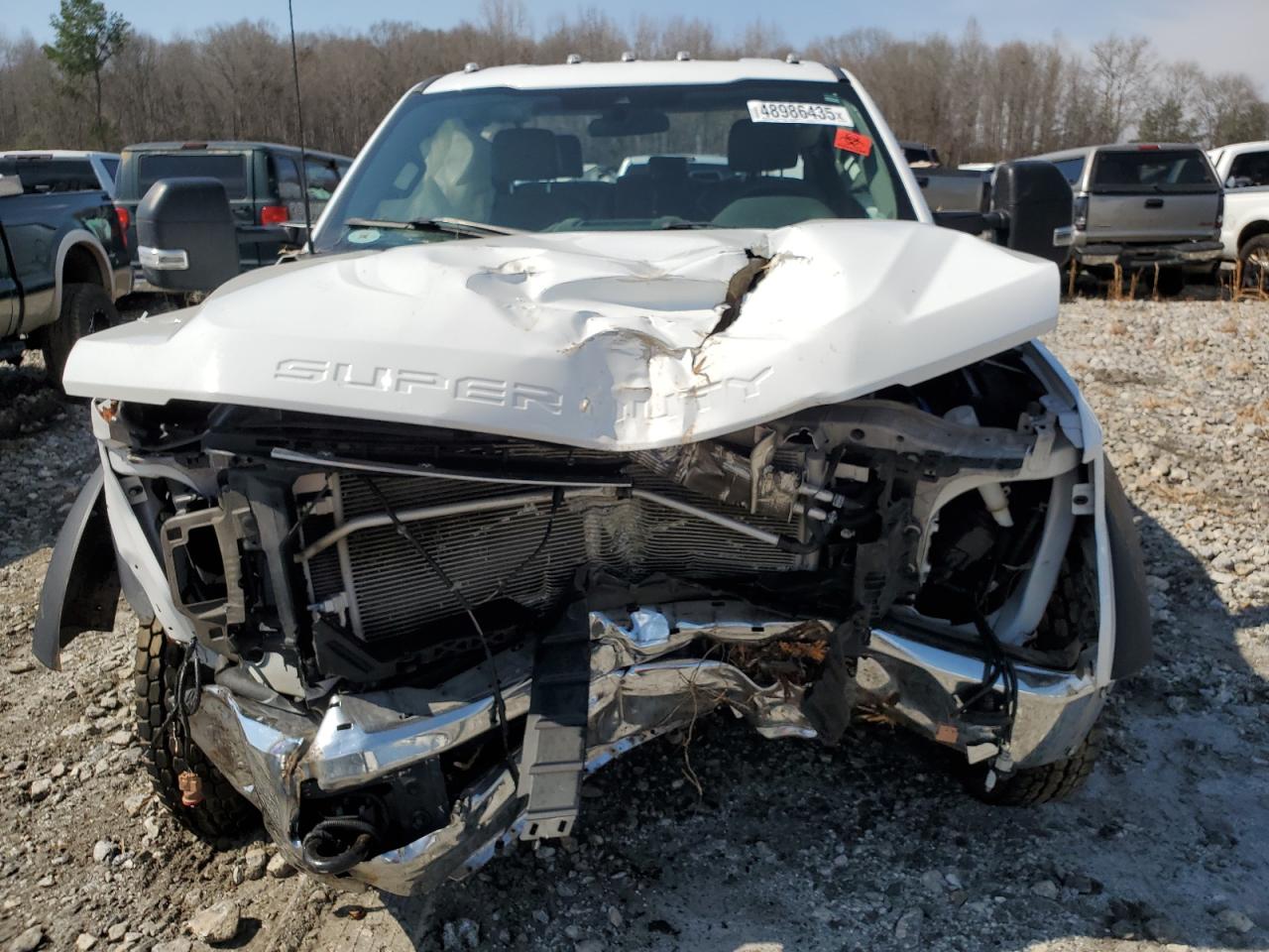 2022 Ford F450 VIN 1FD0W4GT2NEE52270 Copart auction photo, front end damage thumbnail 5