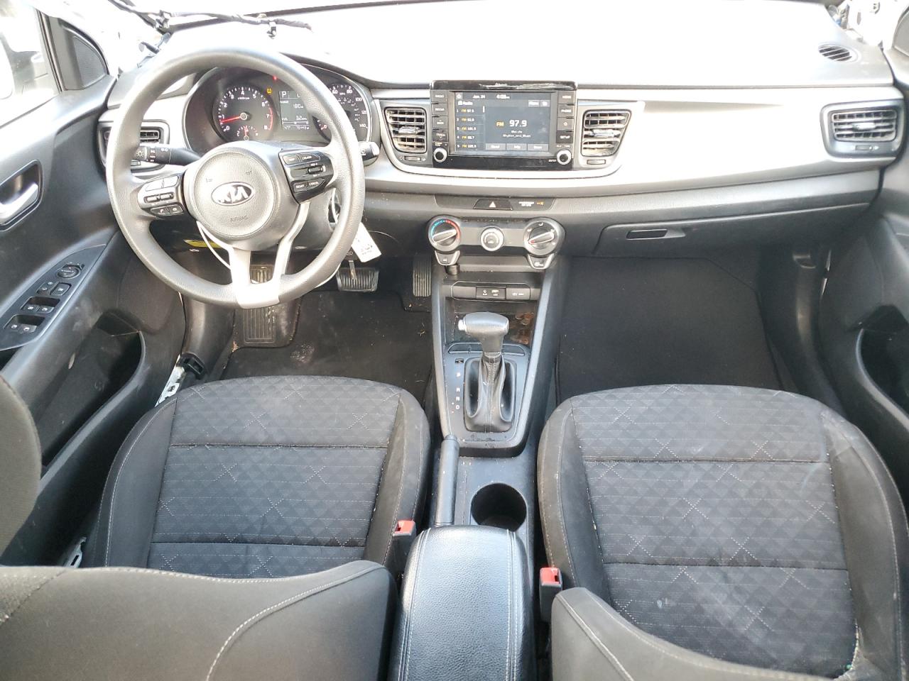 2020 KIA Rio VIN 3KPA24AD9LE284828 Copart auction photo, side / rear end damage thumbnail 8