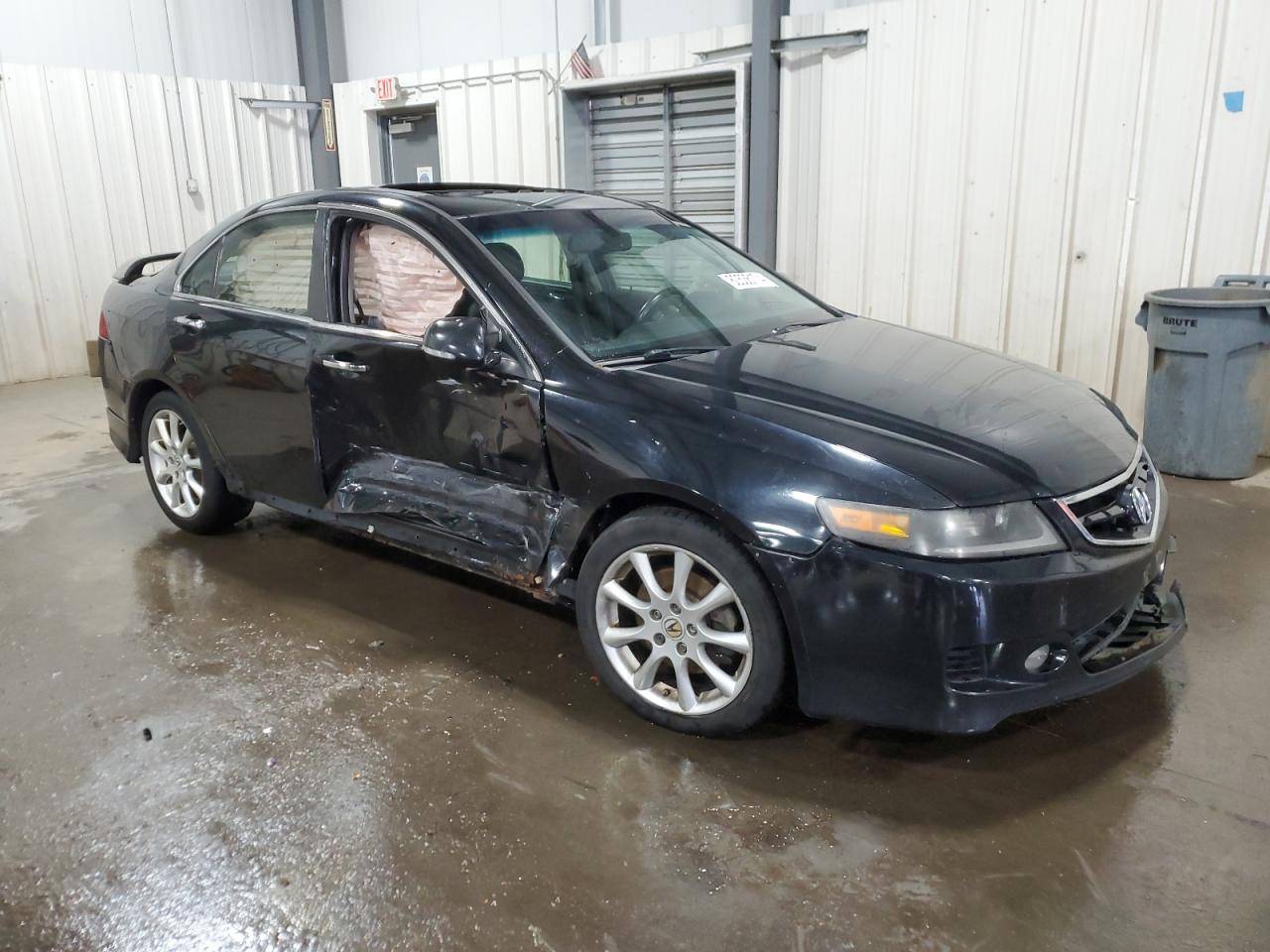 2007 Acura TSX VIN JH4CL96907C011831 Copart auction photo, side / front end damage thumbnail 4