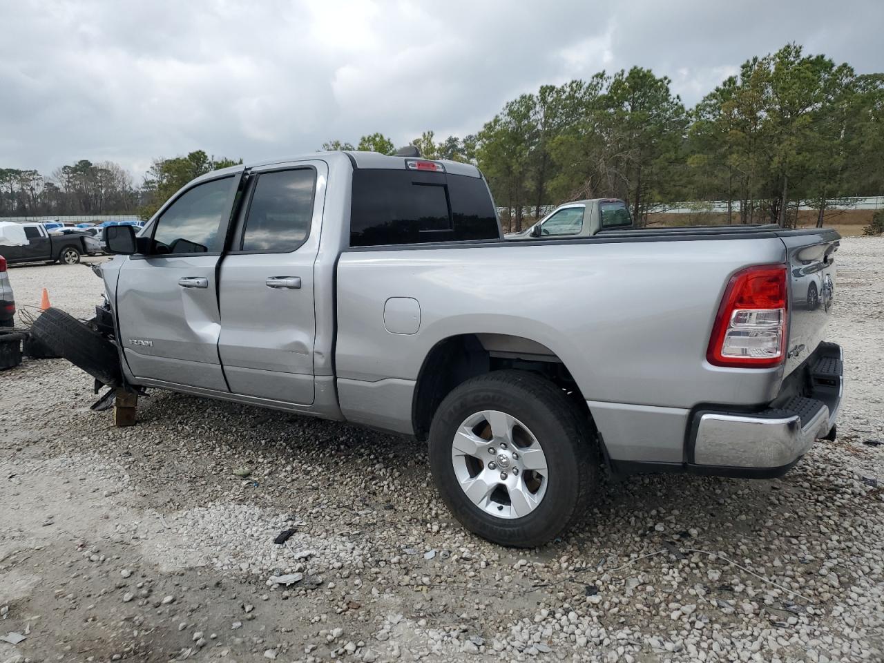2022 RAM 1500 VIN 1C6RREBT2NN125312 Copart auction photo, front end / side damage thumbnail 2