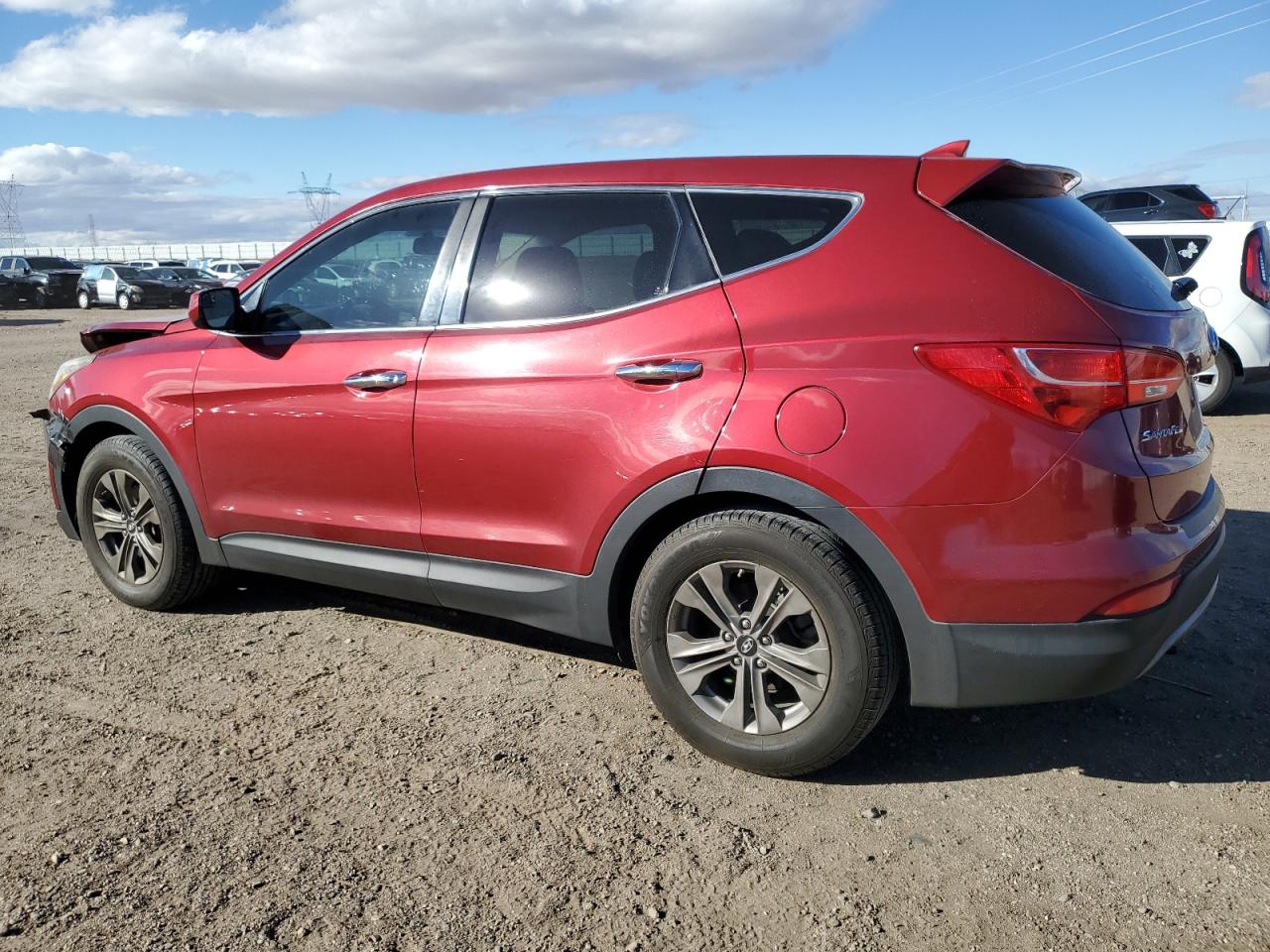 2016 Hyundai Santa Fe VIN 5XYZT3LB6GG317766 Copart auction photo, front end damage thumbnail 2