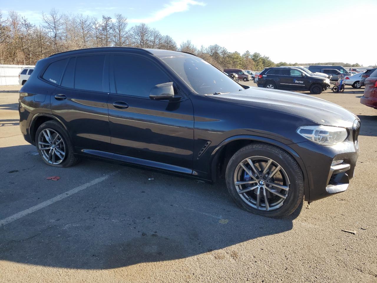 2019 BMW X3 VIN 5UXTS3C52K0Z08094 Copart auction photo, front end / undercarriage damage thumbnail 4