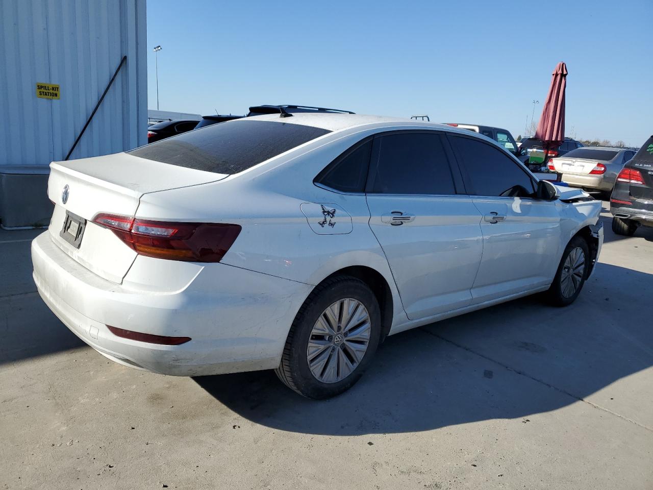 2019 Volkswagen Jetta VIN 3VWCB7BU6KM202371 Copart auction photo, front end damage thumbnail 3