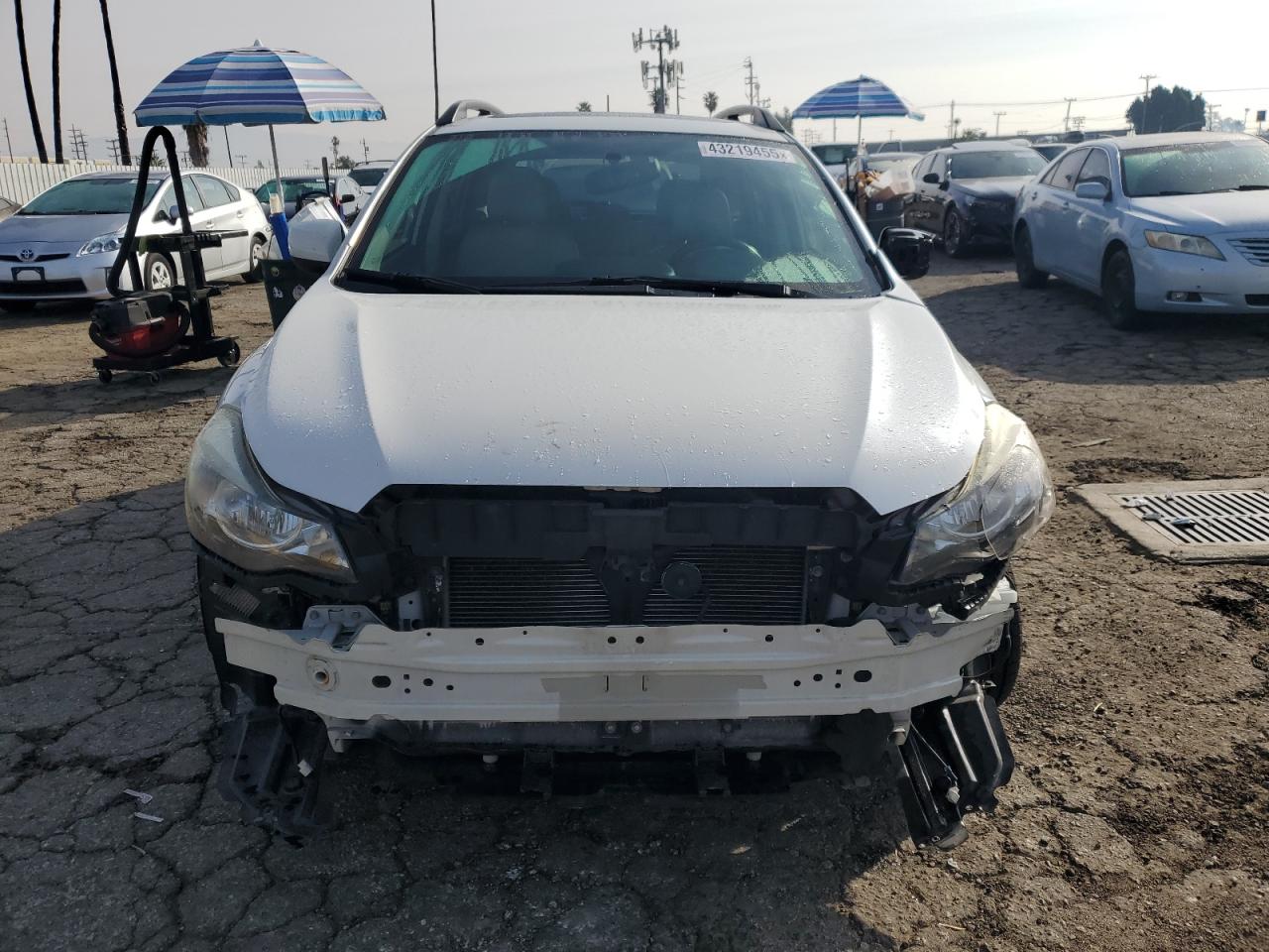 2013 Subaru XV VIN JF2GPAKC2D2896711 Copart auction photo, front end / undercarriage damage thumbnail 5
