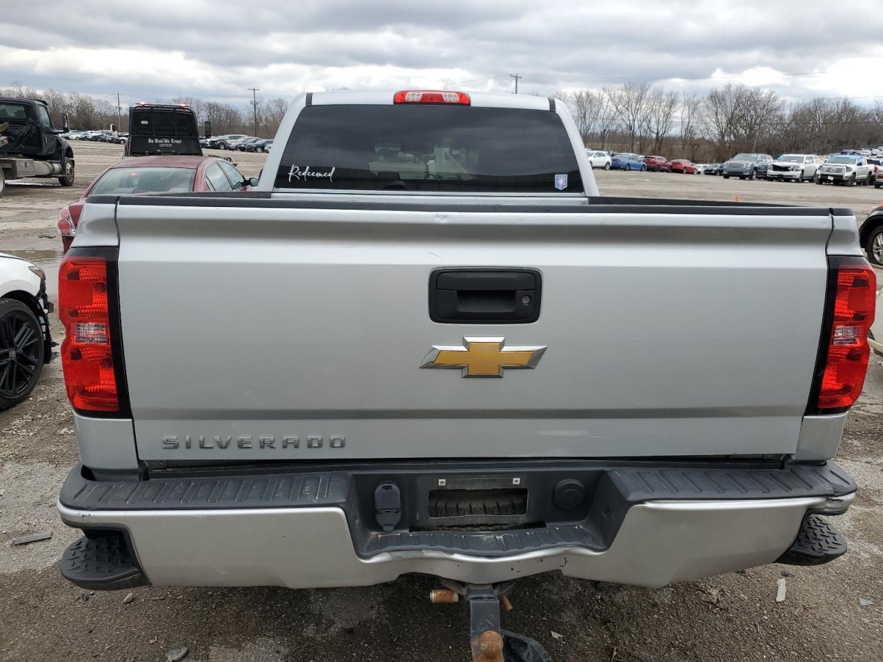 2017 Chevrolet Silverado VIN 1GCVKPEC8HZ116596 Copart auction photo, front end / side damage thumbnail 6