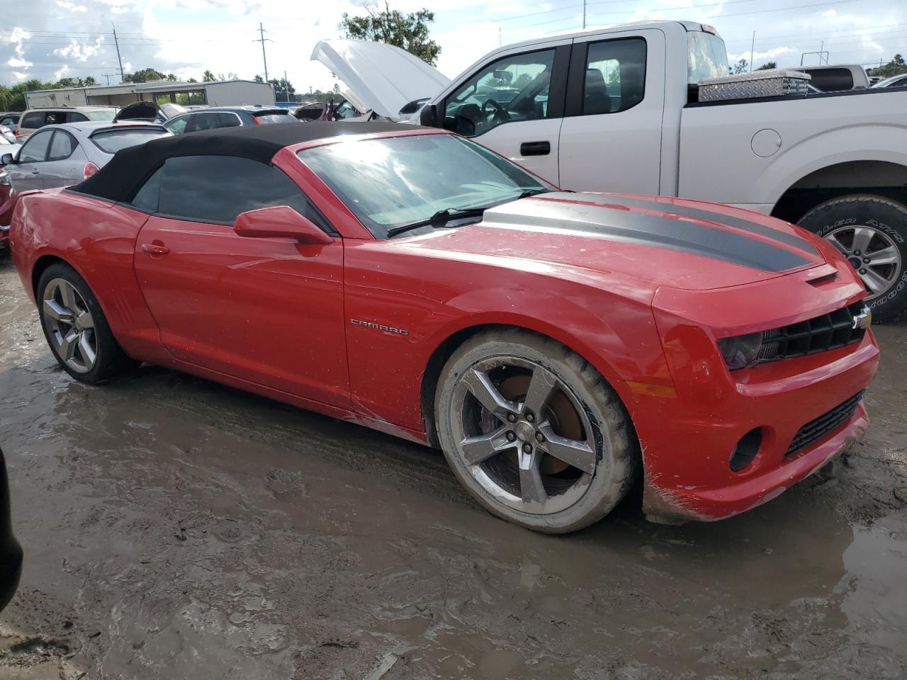 2011 Chevrolet Camaro VIN 2G1FK3DJ8B9191788 Copart auction photo, water/flood damage thumbnail 4