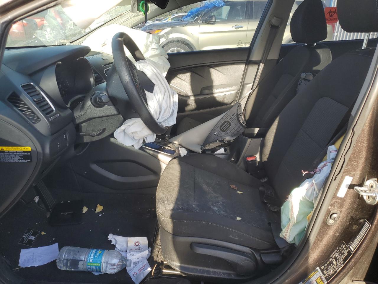 2018 KIA Forte VIN 3KPFK4A72JE217470 Copart auction photo, all over damage thumbnail 7