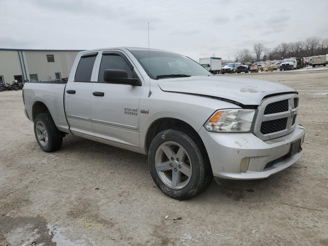 2013 RAM 1500 VIN 1C6RR7FT9DS569261 Copart auction photo, front end / side damage thumbnail 4