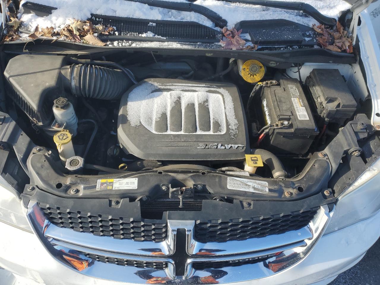 2014 Dodge Caravan VIN 2C4RDGCGXER392124 Copart auction photo, side damage thumbnail 12