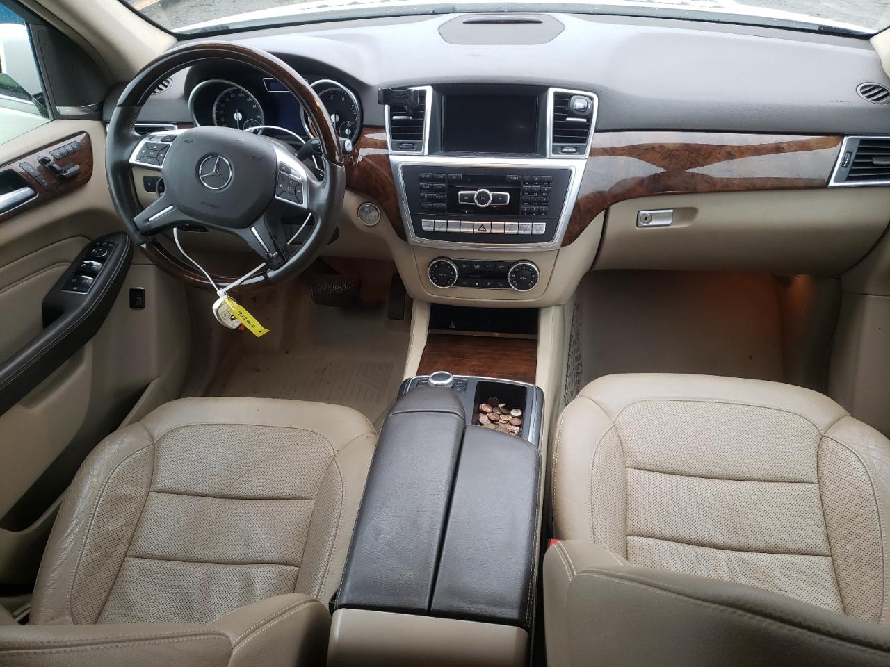 2015 Mercedes-Benz M-klasse VIN 4JGDA5JB6FA517670 Copart auction photo, front end damage thumbnail 8