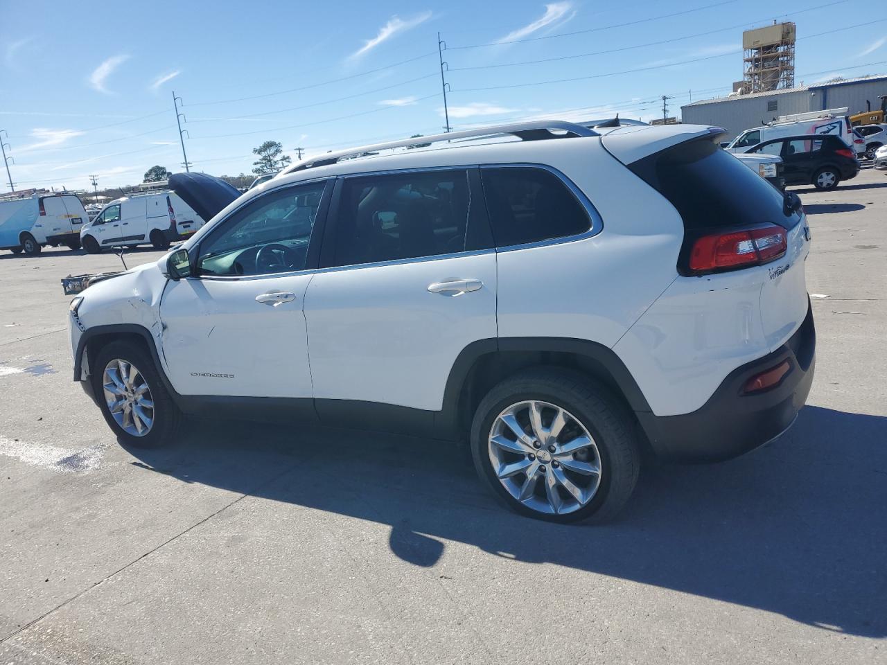 2016 Jeep Grand Cherokee VIN 1C4PJLDB8GW165150 Copart auction photo, front end / side damage thumbnail 2