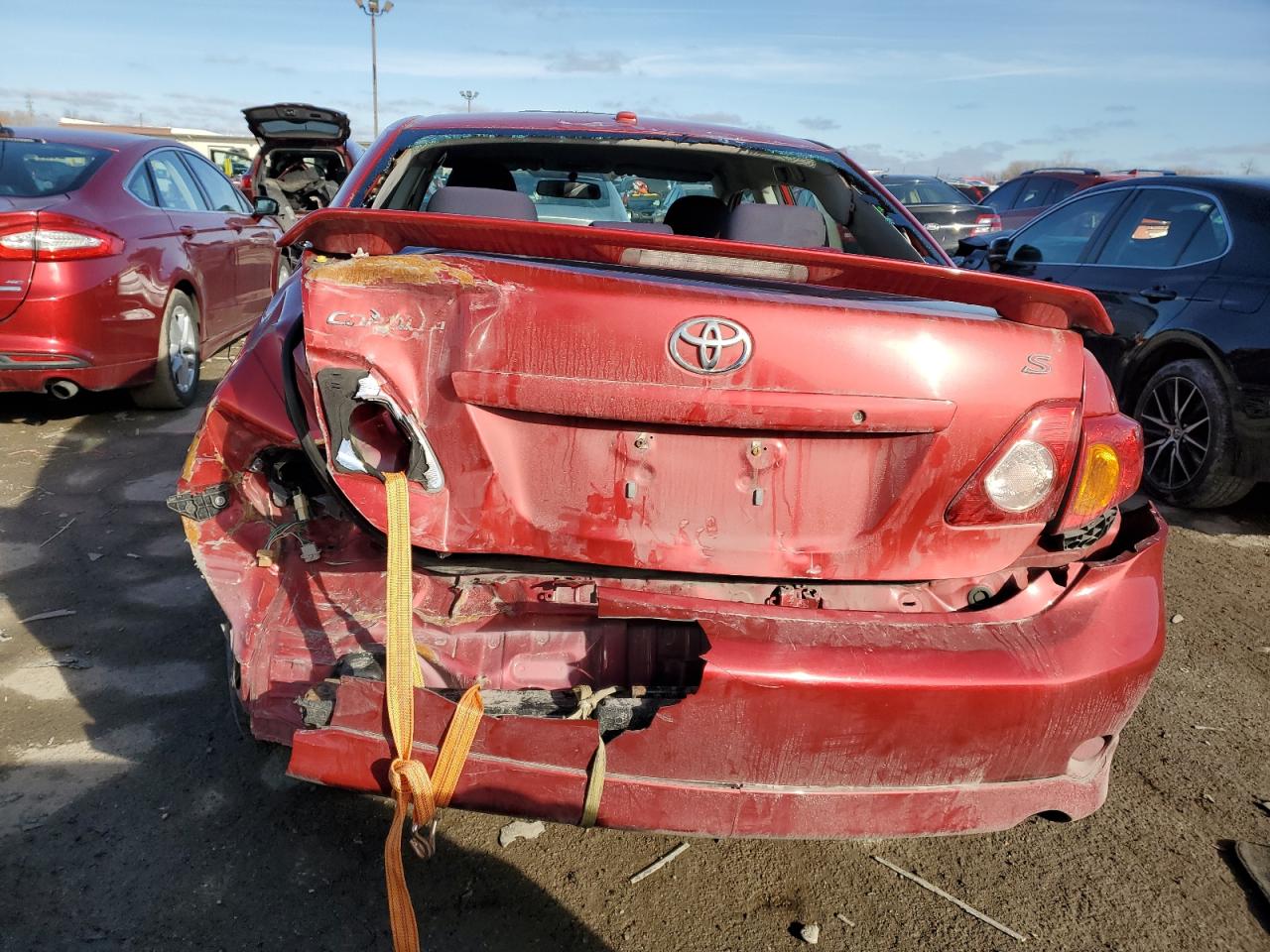 2010 Toyota Corolla VIN 2T1BU4EE5AC469469 Copart auction photo, rear end / minor dent/scratches damage thumbnail 6