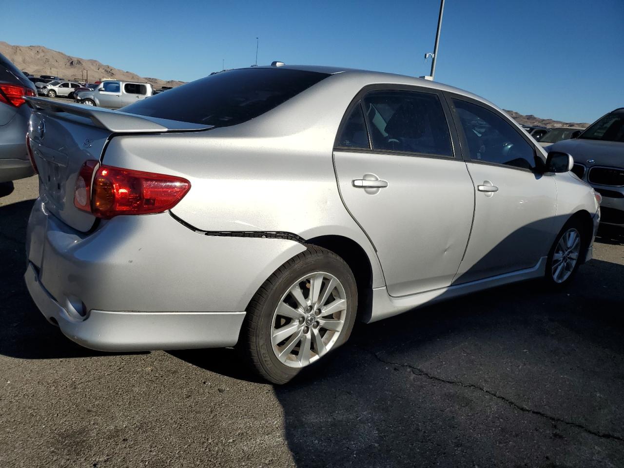 2010 Toyota Corolla VIN 2T1BU4EE5AC522283 Copart auction photo, rear end damage thumbnail 3