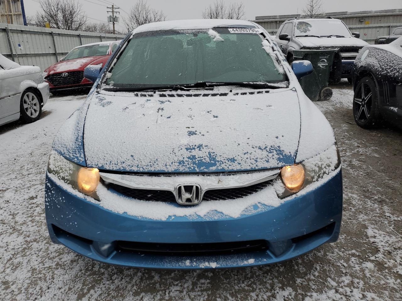 2010 Honda Civic VIN 2HGFA1F55AH568307 Copart auction photo, rear end damage thumbnail 5