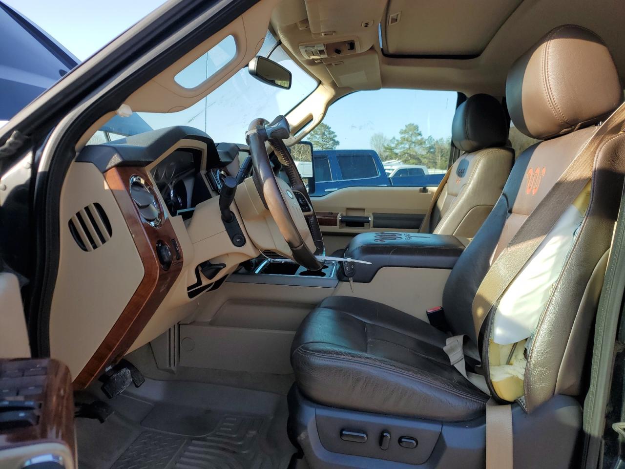 2015 Ford F350 VIN 1FT8W3DT3FEB28770 Copart auction photo, undercarriage / all over damage thumbnail 7