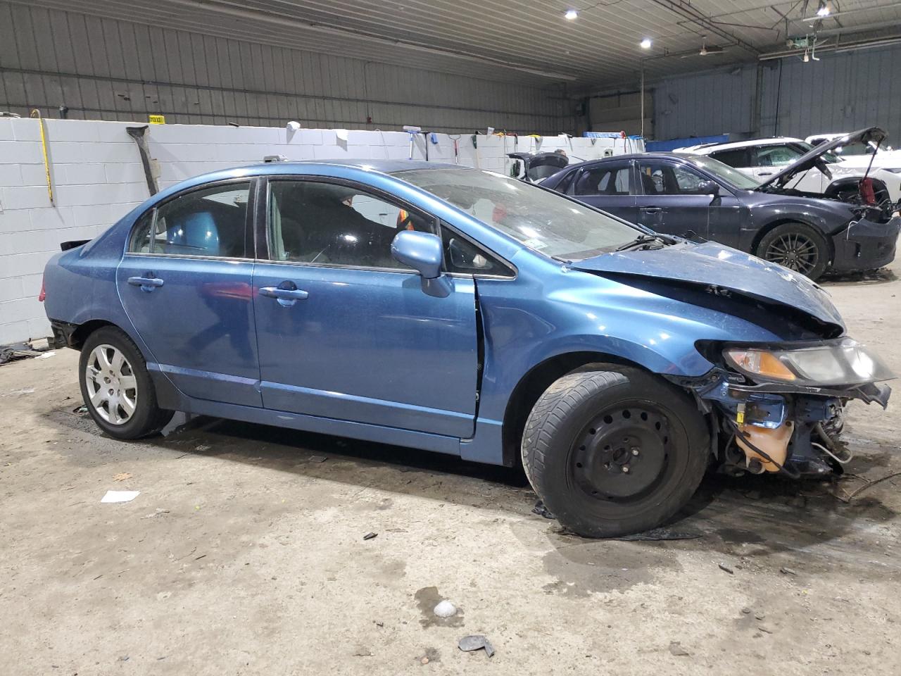 2011 Honda Civic VIN 2HGFA1F55BH536149 Copart auction photo, front end / side damage thumbnail 4